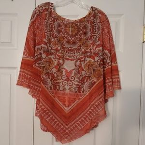 Two-piece Poncho Top